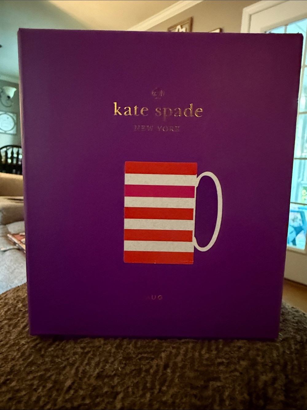 kate spade Lenox Striped Mug - NIB